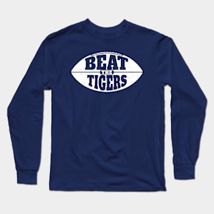 Beat the Tigers // Vintage Football Grunge Gameday Long Sleeve T-Shirt